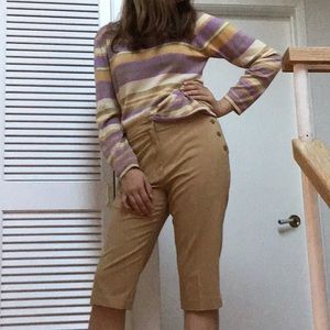 Audrey Talbott shirt with EP Pro Golf Capri pants